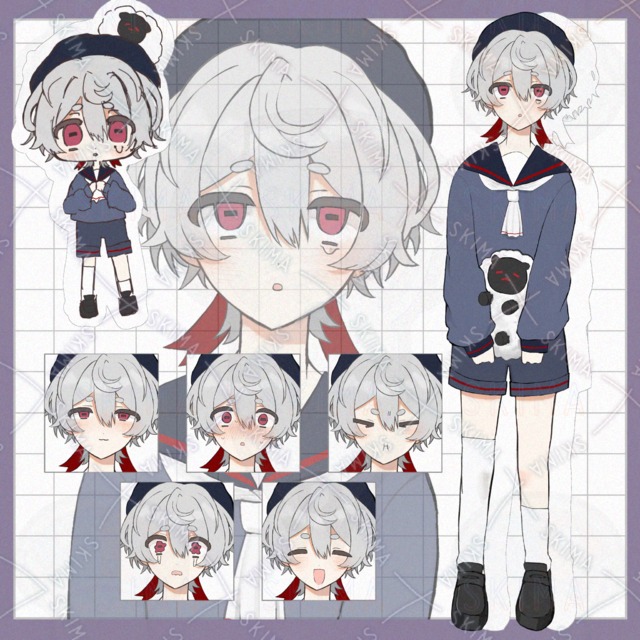 【表情6種+SD】少年