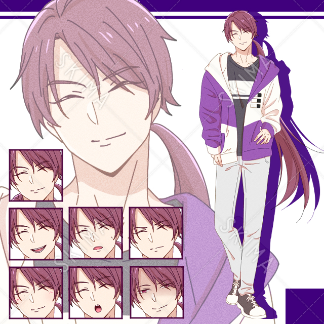 糸目男性【表情差分7種】