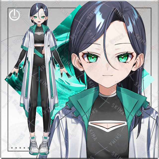【1点限定】サイバーパンクガール-翠-【IRIAM対応】