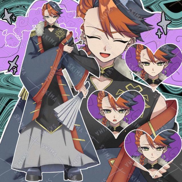 《IRIAM立ち絵》ハリセンを持ったチャイナ服の男性