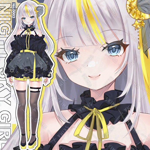 【1点限定】夜空の擬人化女の子