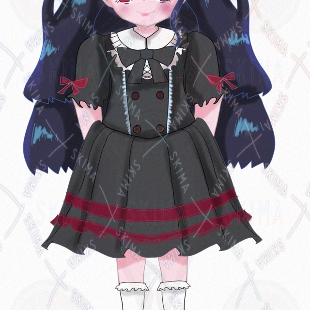 ゴスロリの女の子 IRIAMvir3作動確認