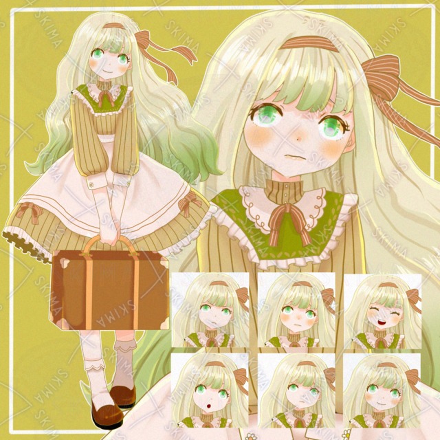 クラシックロリータ少女🌸表情差分６個