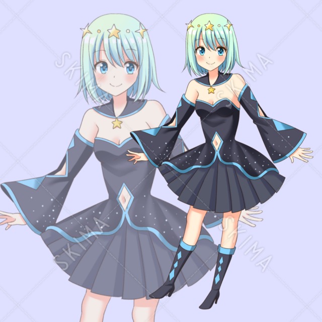 星のプリンセス【表情6種】