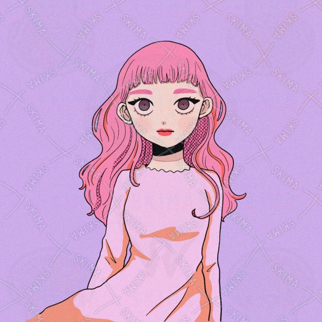 ピンク＋オレンジ