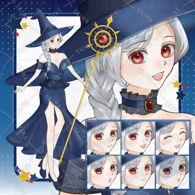 【限定SALE】杖を持った魔女
