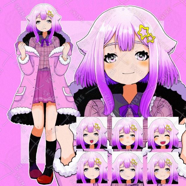 犬耳少女🌸表情差分６個