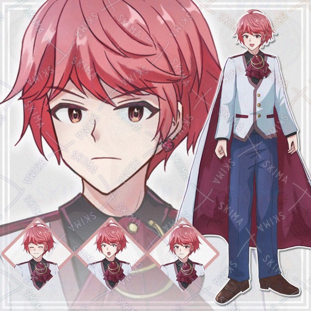 【表情8種】王子な赤髪男の子【立ち絵】