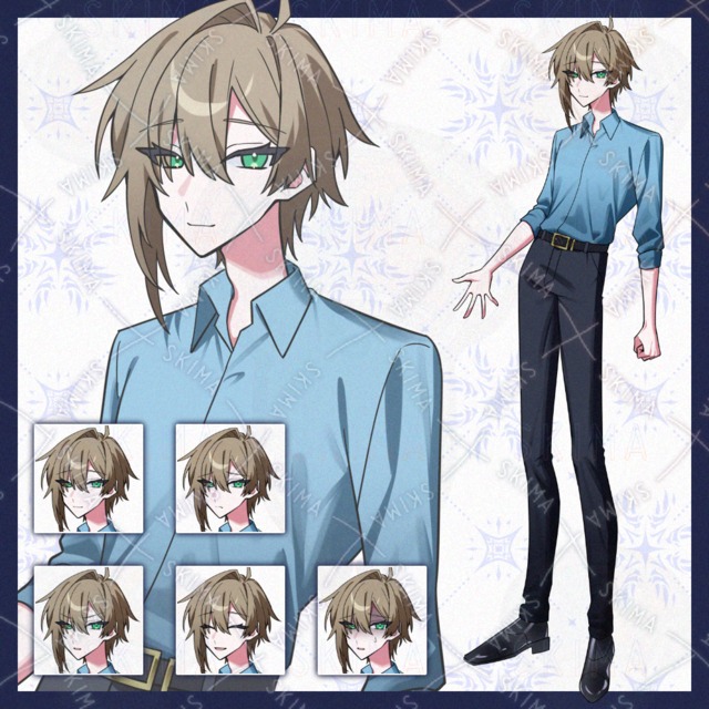 茶髪の男性