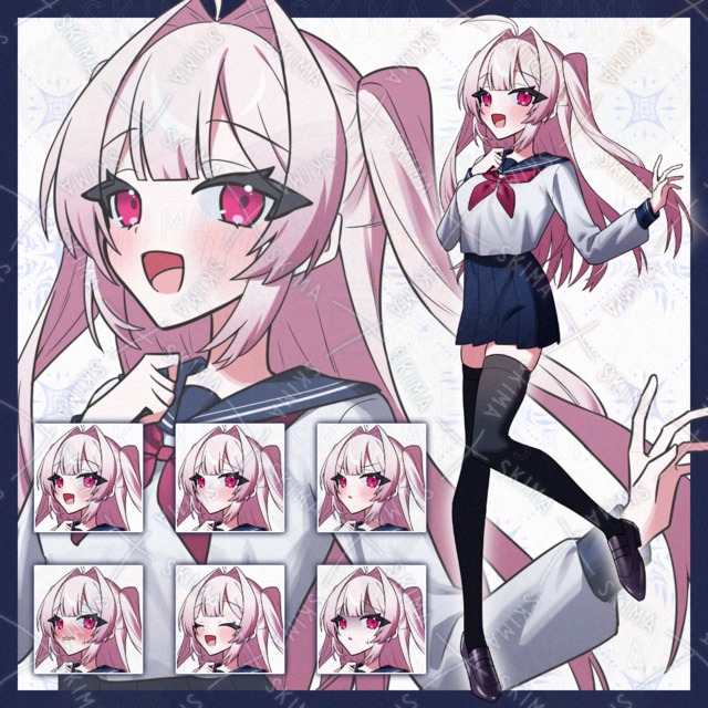 ピンク髪の女の子