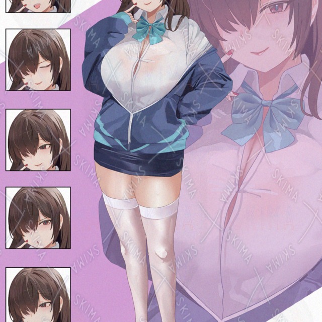 【全身立ち絵】女の子【差分9種】