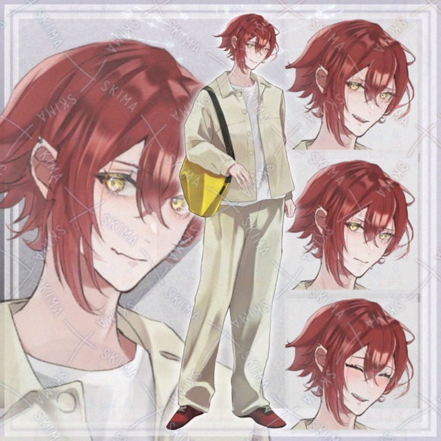 【差分有】男性キャラクターの立ち絵
