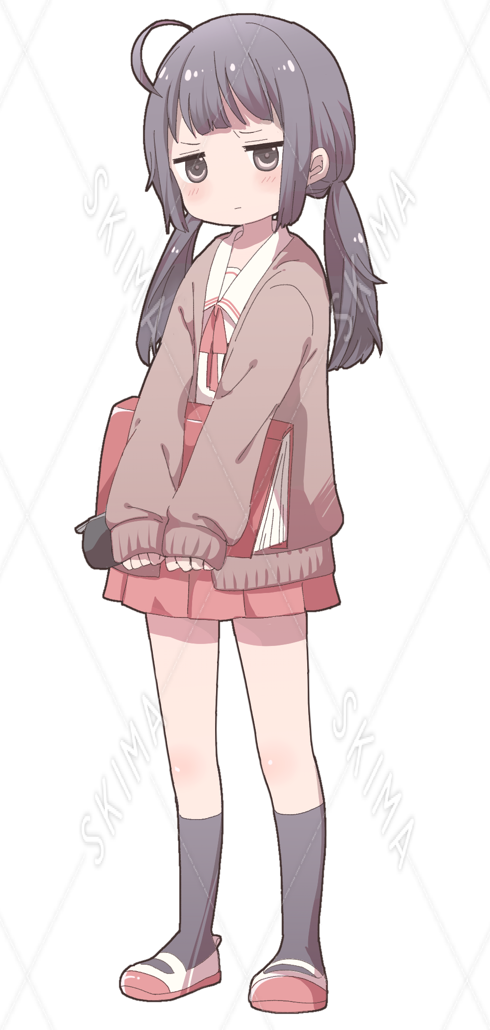 セーラー服を着たツインテール少女 イラスト セーラー服を着たツインテール少女 イラスト セーラー服を着た