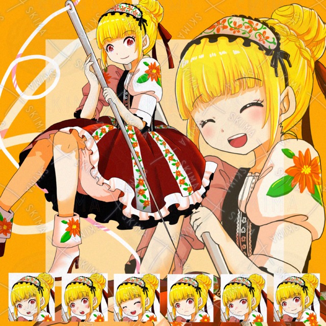 裁縫師少女🌸表情差分１０個