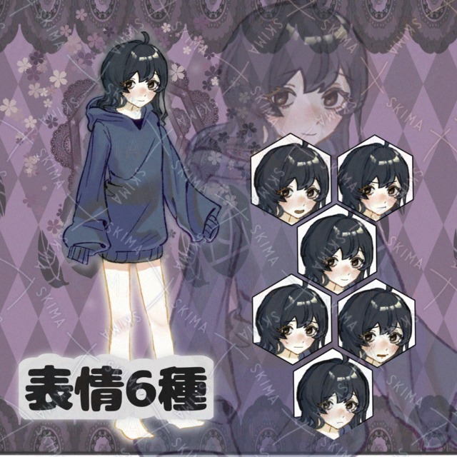 パーカー、スウェットの女の子