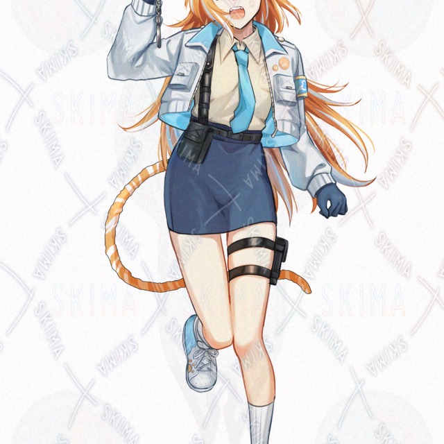 4 different expressions] Tiger policeman 的商品圖片第 4 張