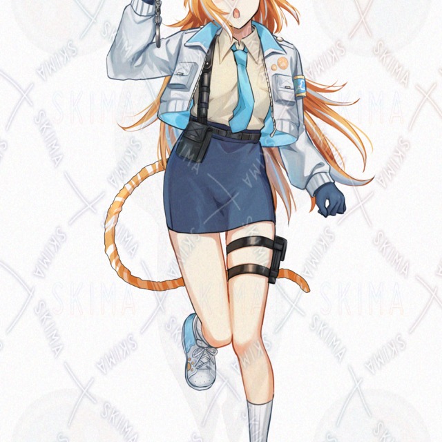 4 different expressions] Tiger policeman 的商品圖片第 6 張