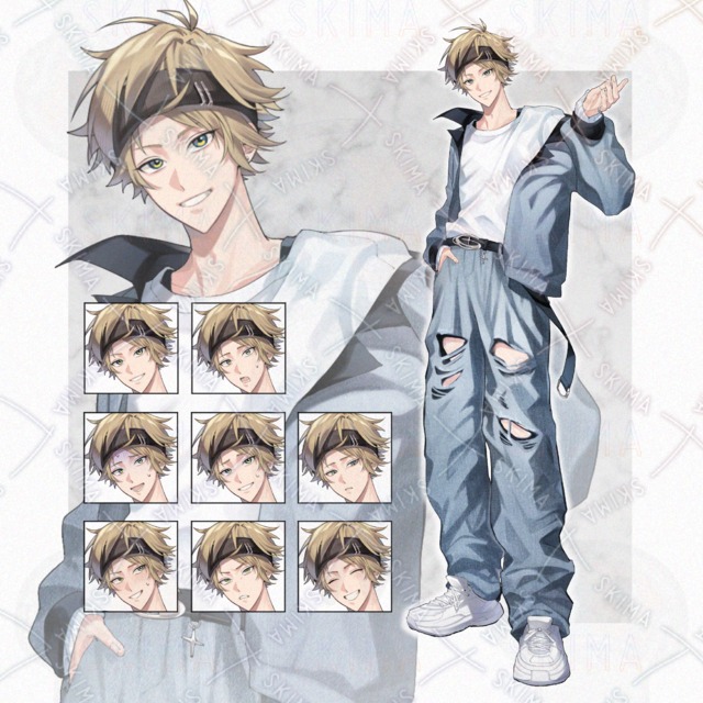 【表情差分8種】男性 adopt1