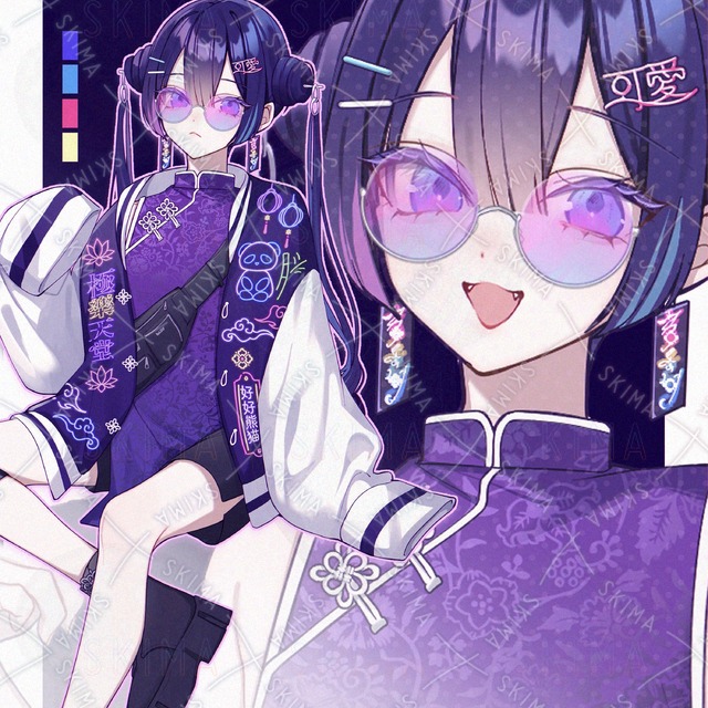 🐼💜衣装・表情差分
