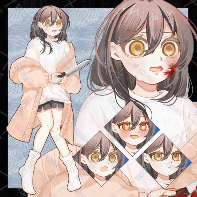 adopt9：包丁を持った女の子