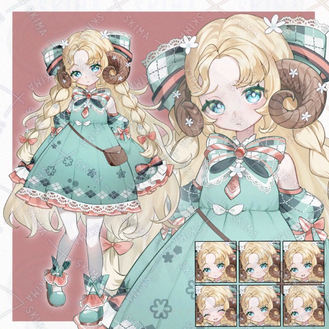 羊角少女