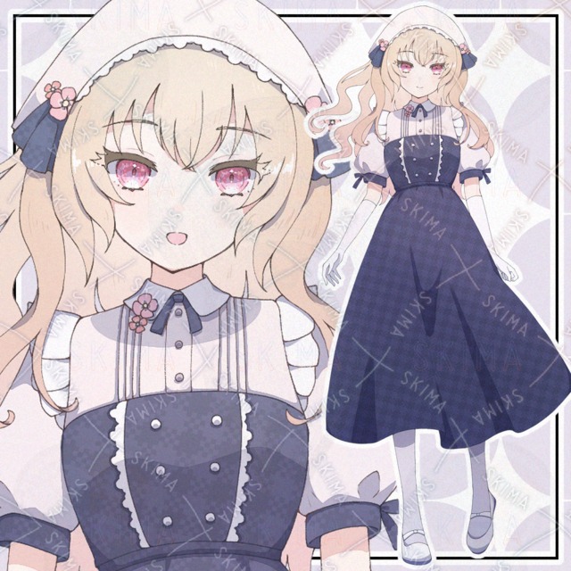 【adopt】カントリーな雰囲気の人【表情9種】