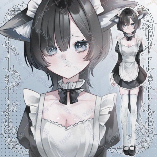 【表情6種】ウルフメイド