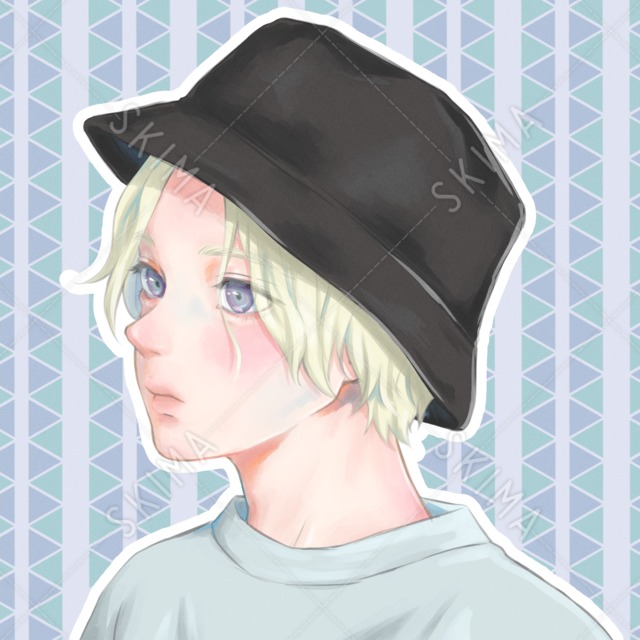 金髪の男の子【3種】透過あり