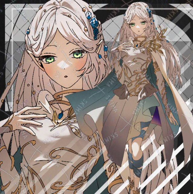 女の子　ファンタジー　女子　エルフ　ロング　スカート 　マント