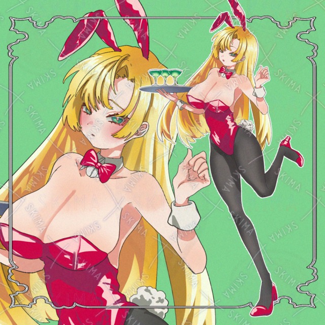 【廉価版】金髪バニーガール　表情6種