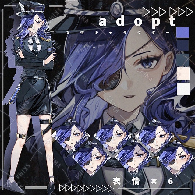 Adopt・女性キャラクター