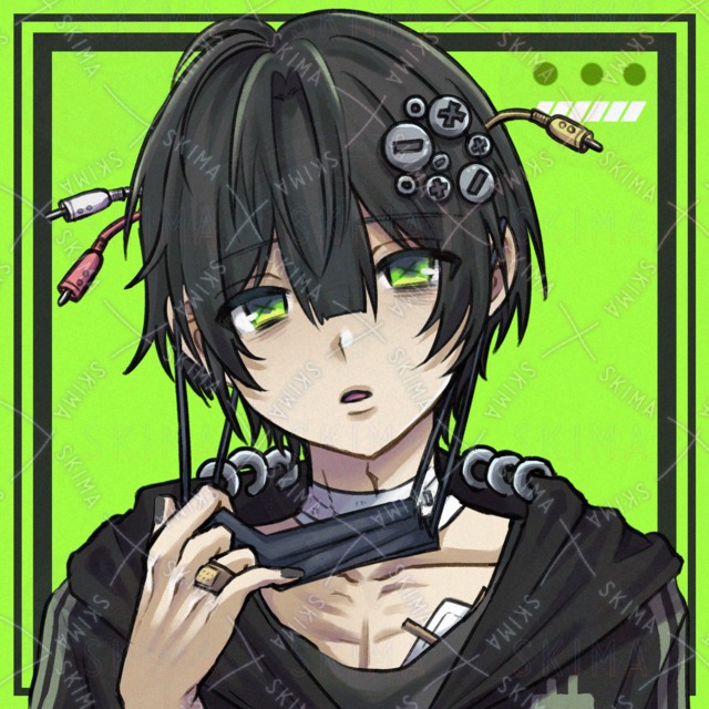 細身ダウナー系パーカー男子