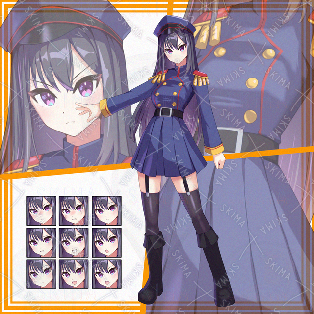 軍服の女の子