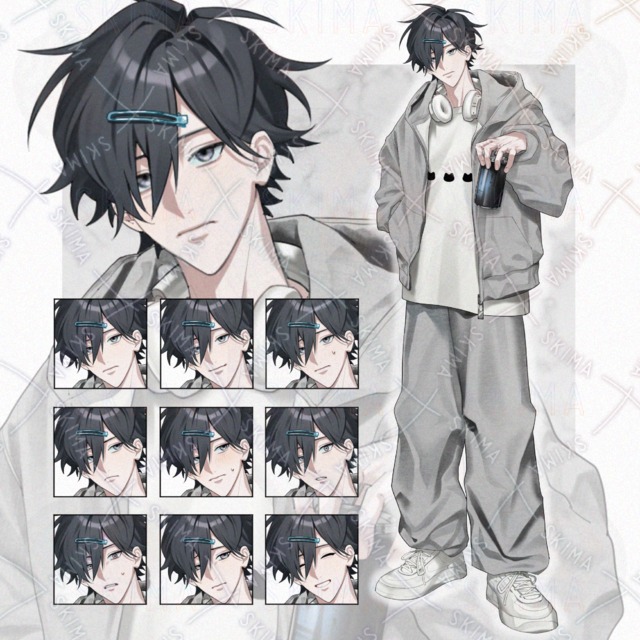 【表情差分9種】男性 adopt3