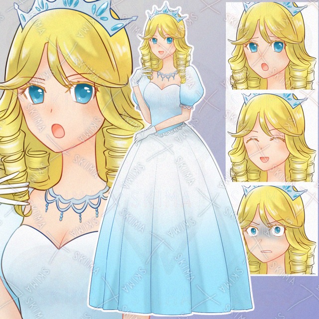お姫様【表情6種】