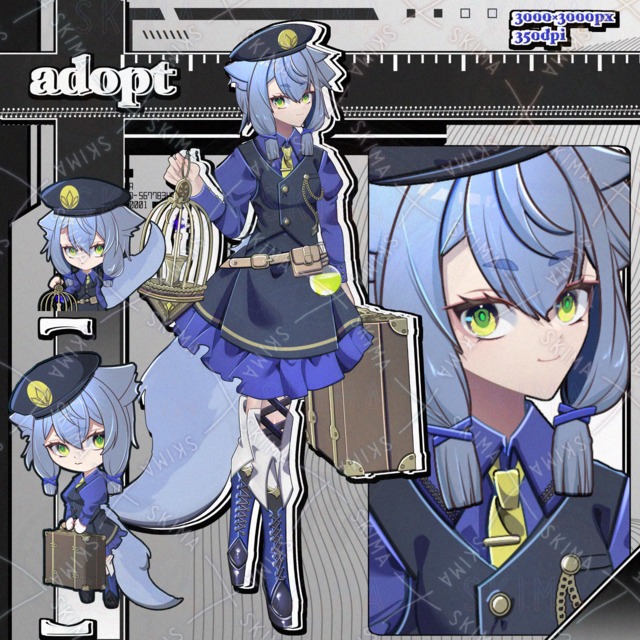 adopt【表情8種類】