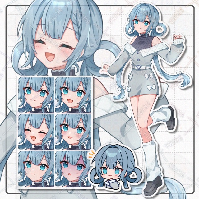 女の子【ミニキャラ付】