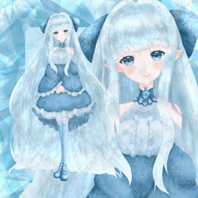 キラキラなエルフの少女