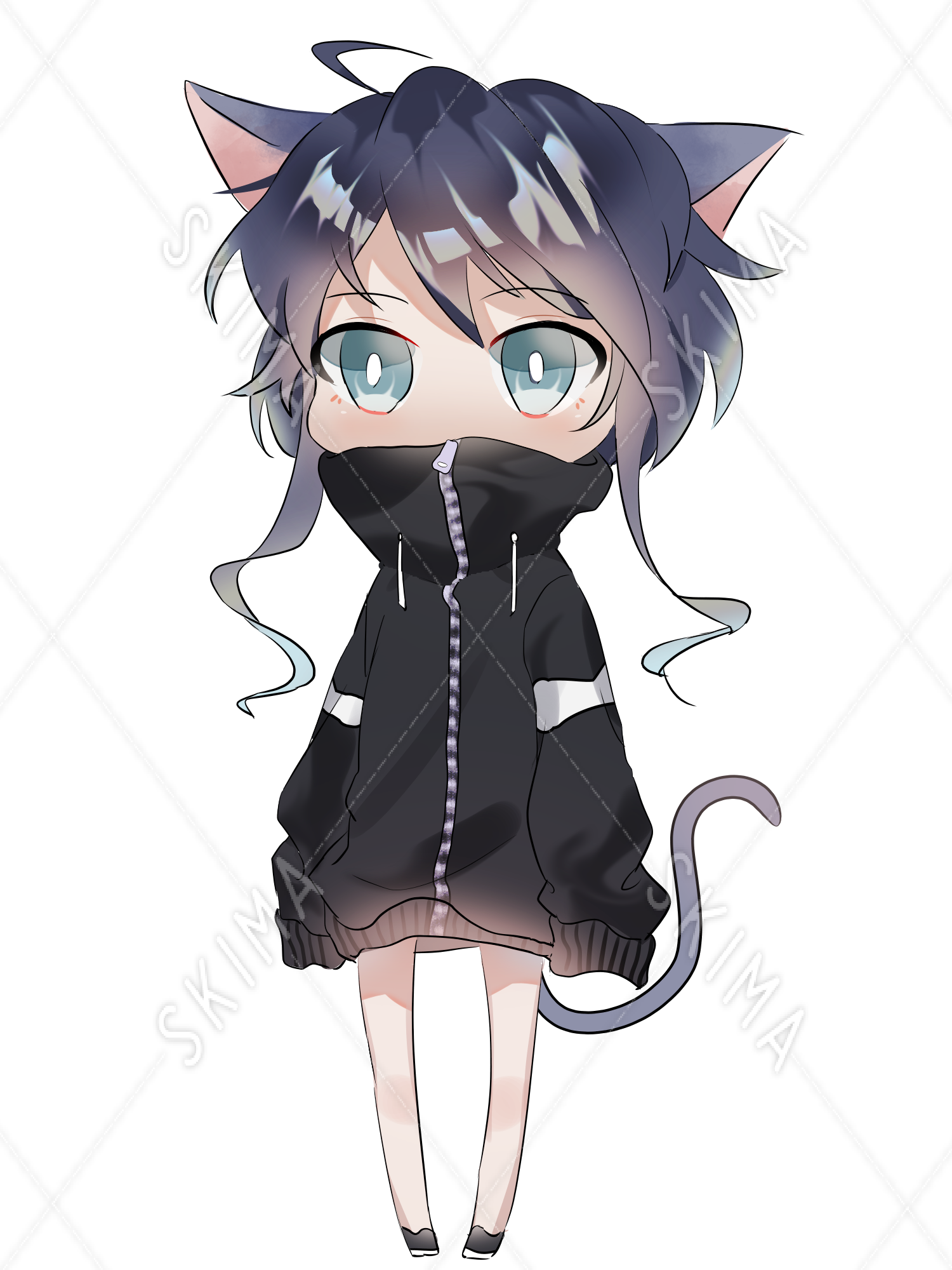 ケモミミのデフォルメキャラ 耳の差分付 スキマ スキルのオーダーメイドマーケット Skima
