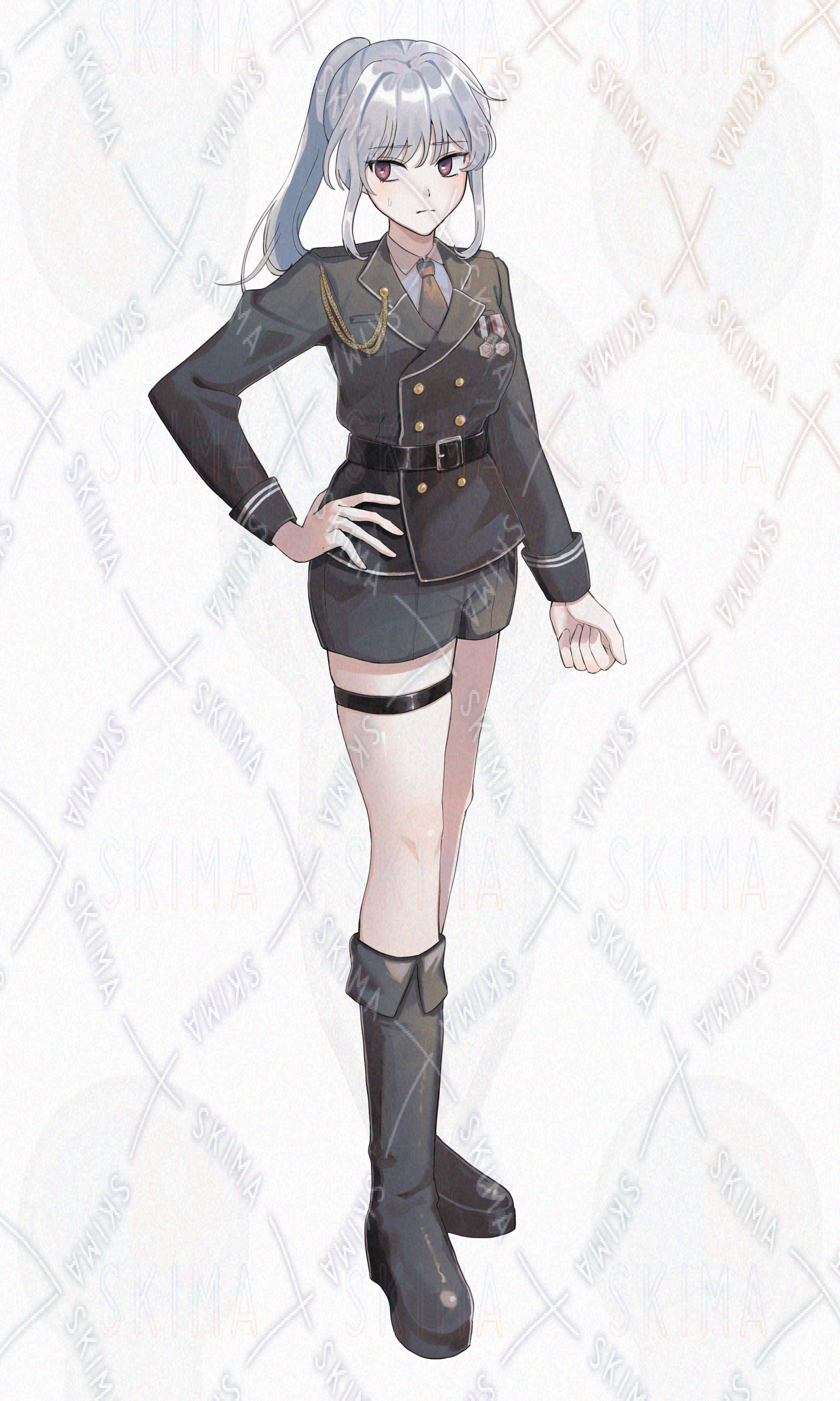 表情差分10種】軍服の女性キャラ | SKIMA（スキマ）