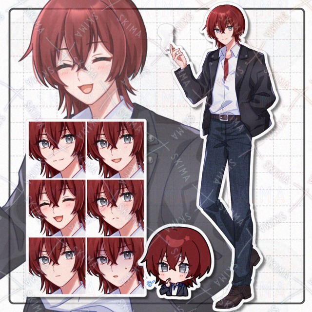 青年【ミニキャラ付】