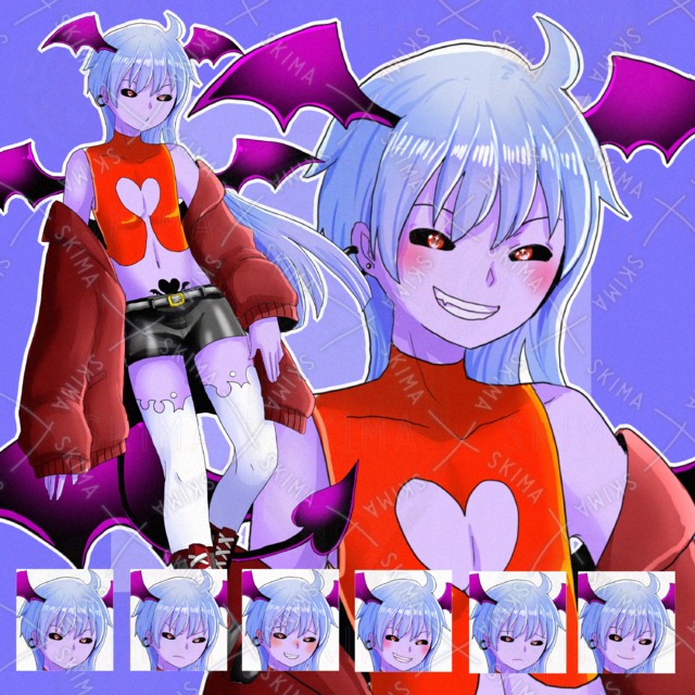 夢魔君🌸表情差分１０個