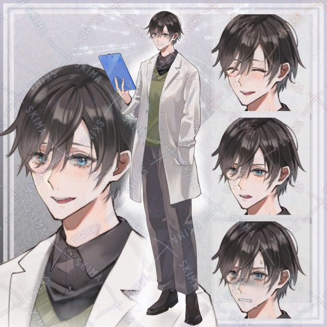 【差分有】男性キャラクターの立ち絵