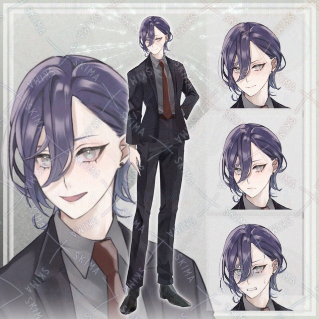 【差分有】男性キャラクターの立ち絵