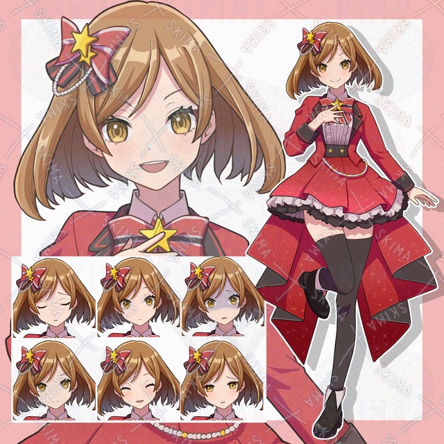 アイドル　表情差分8種