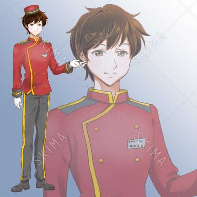 ホテルマン【表情４種】