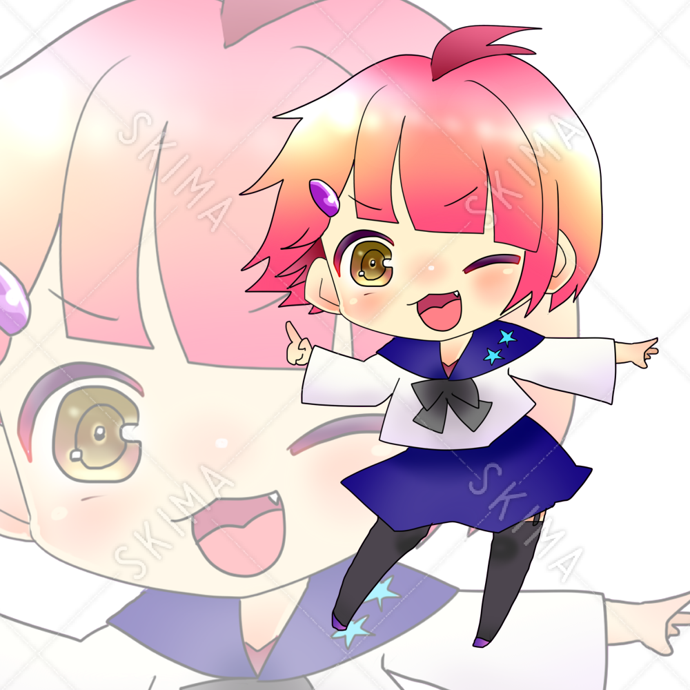 セーラー女子 ちびキャラ スキマ スキルのオーダーメイドマーケット Skima