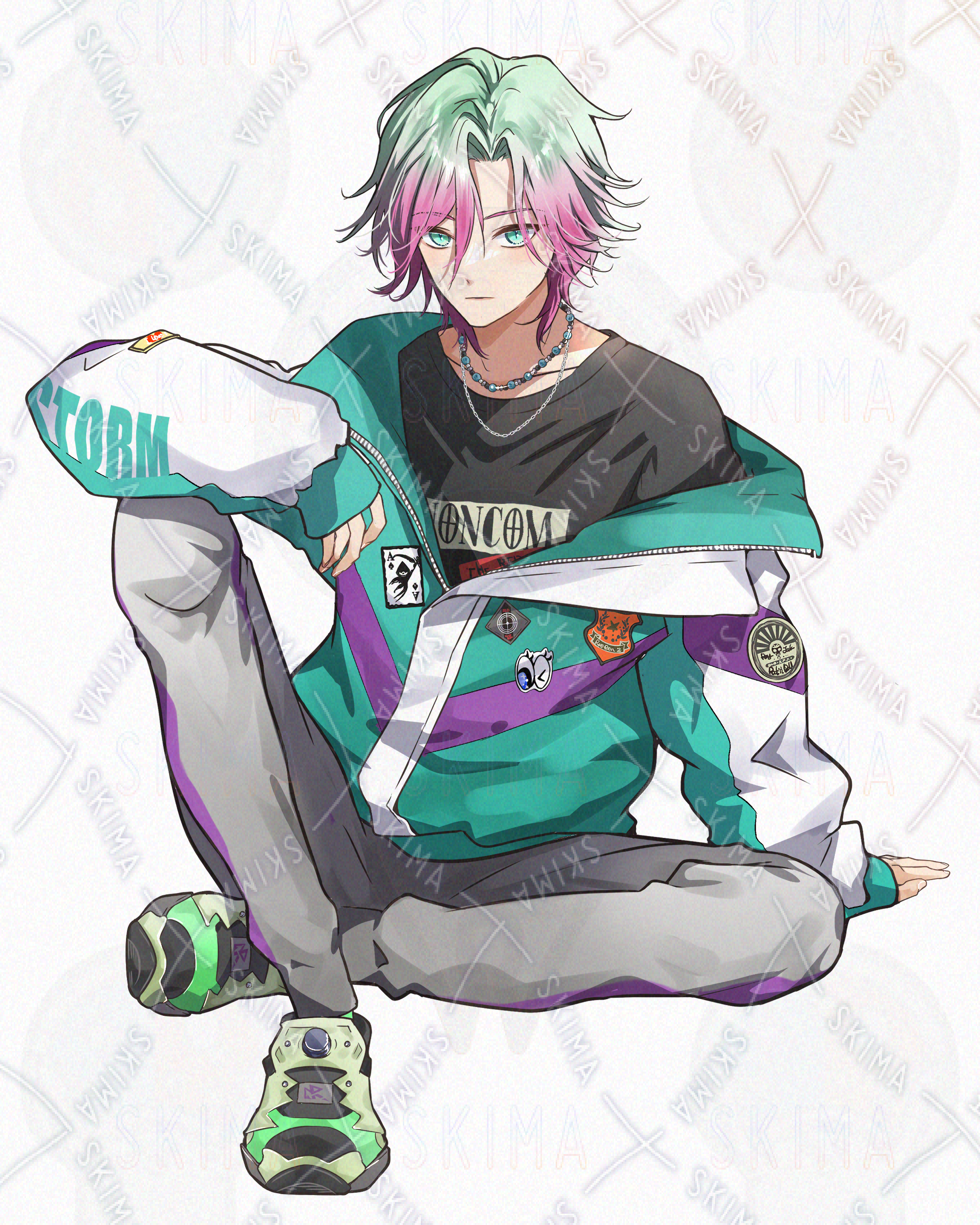 ケモ耳男子【表情差8種+ケモ耳・尻尾】 | SKIMA（スキマ）