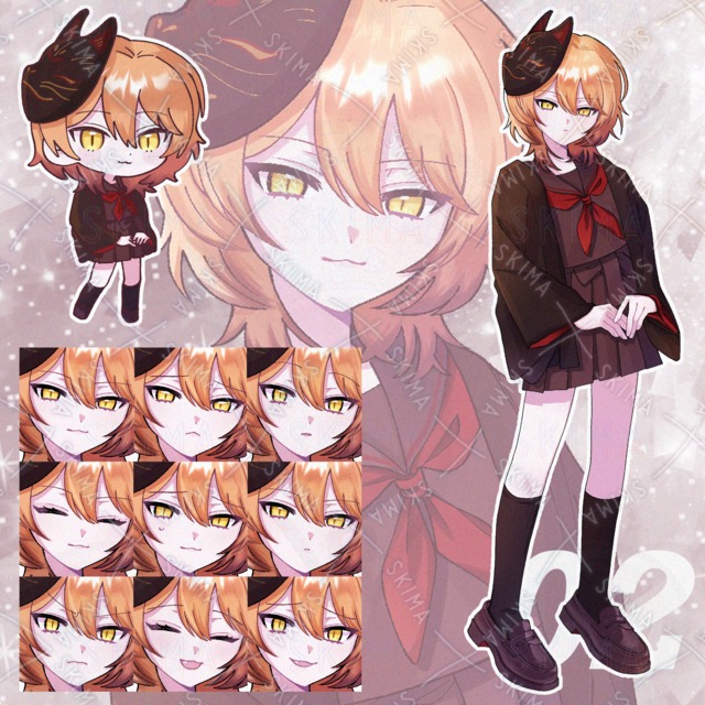 表情9種+SDキャラ_Adopt02