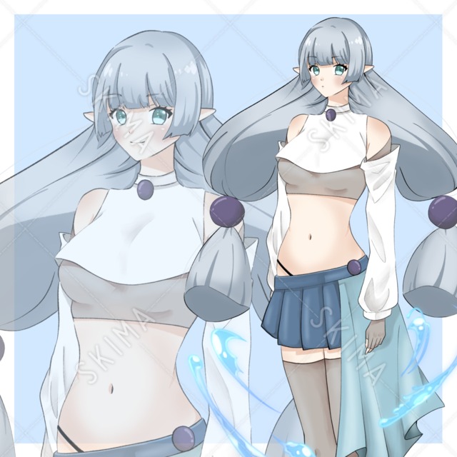 【表情5種】エルフ【エフェクトあり】